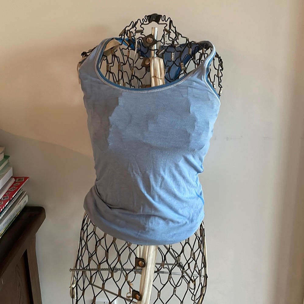 Zella blue tank top